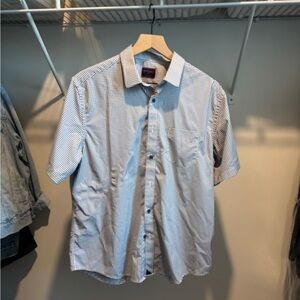 Men's Untuckit Blue Checkered Shirt